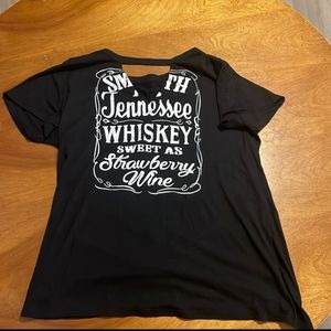 Short sleeve shirts with v neck cut